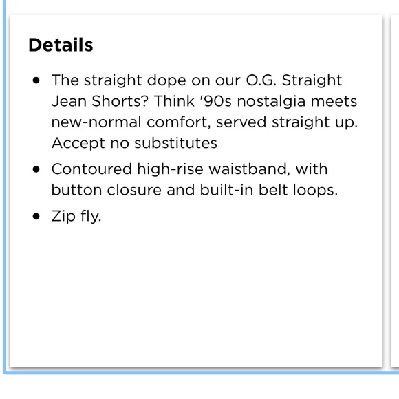 Brand new Old Navy high waisted cut off shorts - Picture 5 of 9